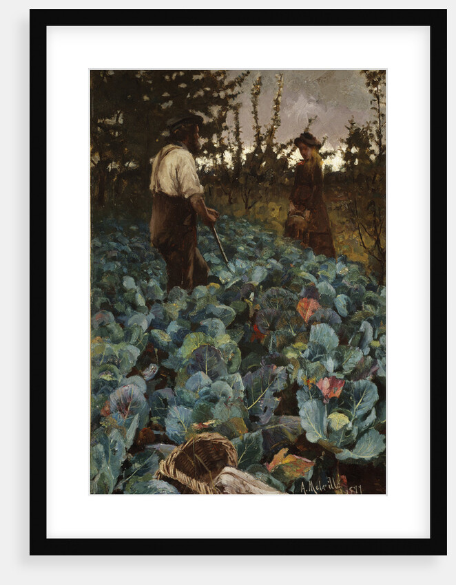 A Cabbage Garden by Arthur Melville